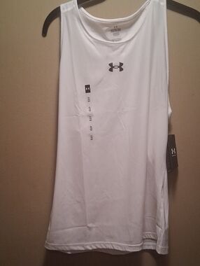 Under Armour Women’s White Compression  Tank Xl